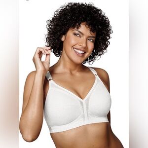 Playtex 18 Hour Wire-Free 4-Way Tru Support Comfort Straps Full Coverage Bra 50C